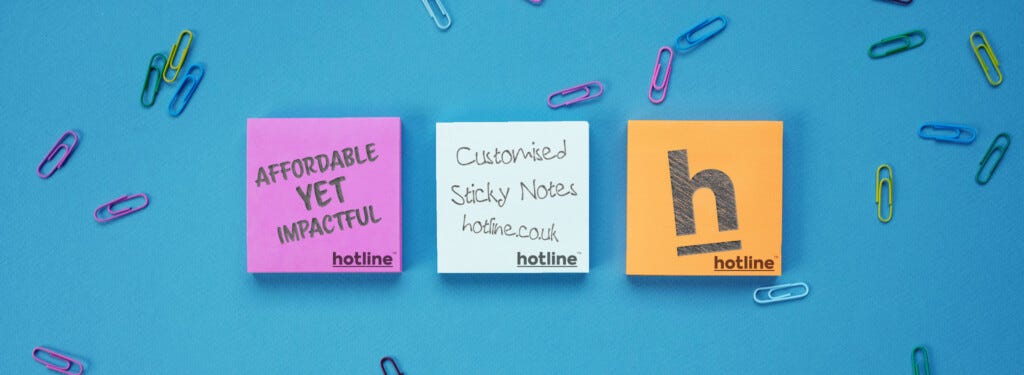 Affordable Yet Impactful: Customised Sticky Notes — Helping Your Brand to Stick Around | Hotline…