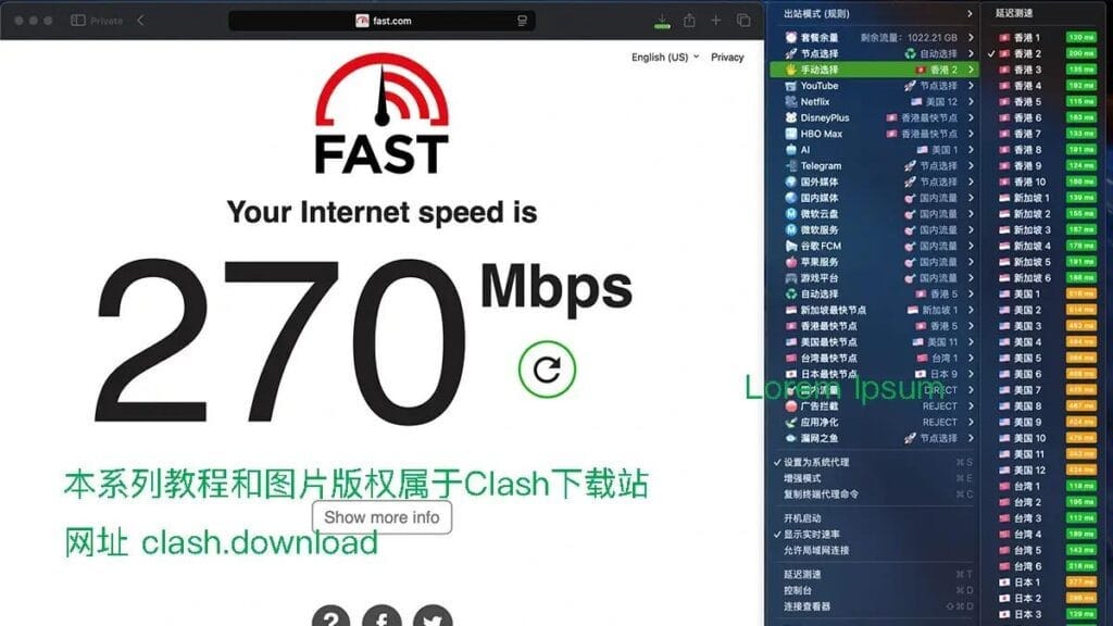 ClashX 下载安装与配置使用图文教程​