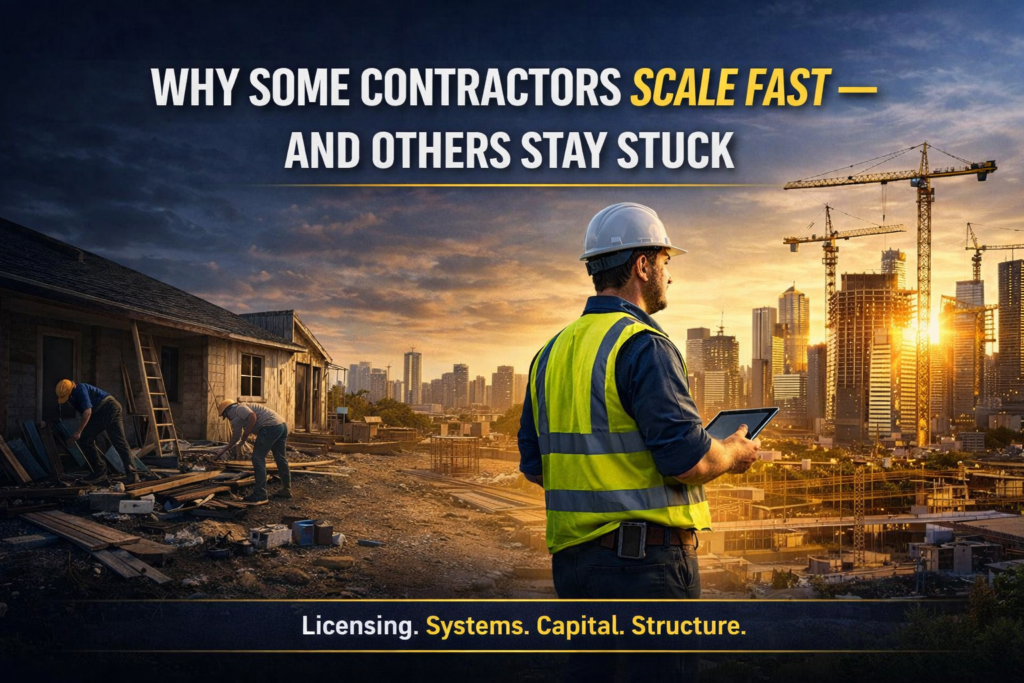 Why Some Contractors Scale Fast — And Others Stay Stuck? — Contractor Qualifier Connect