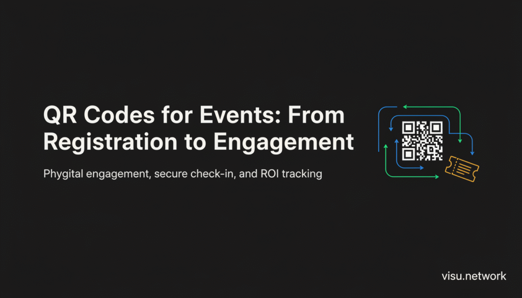 QR Codes for Events: From Registration to Engagement — Visu Network