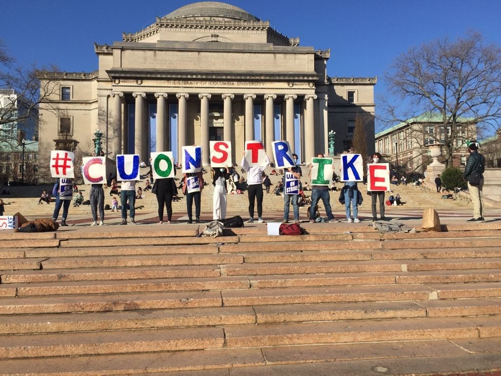 Columbia’s Student Workers Preparing to Strike | by Columbia Journalism ...