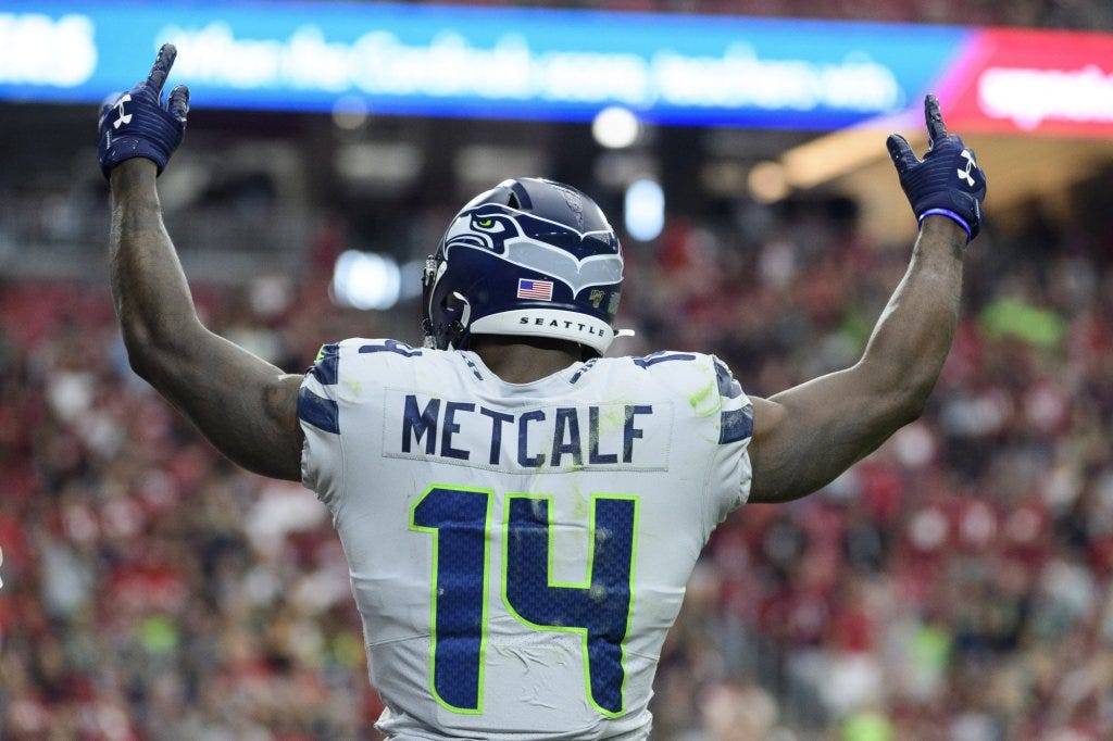 For being a great mom': DK Metcalf used his trip home over the