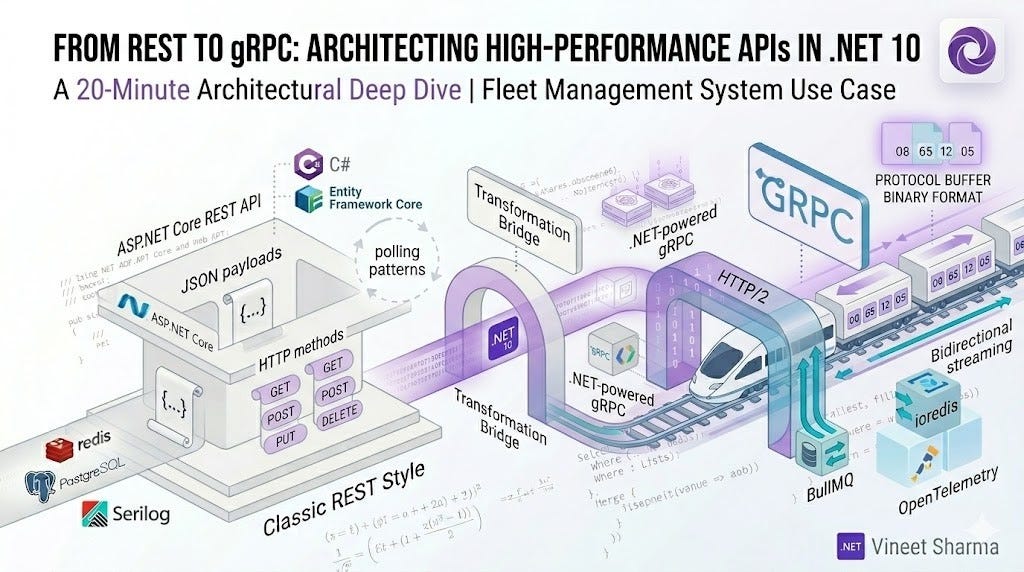 From REST to gRPC: Architecting High-Performance APIs in .NET 10