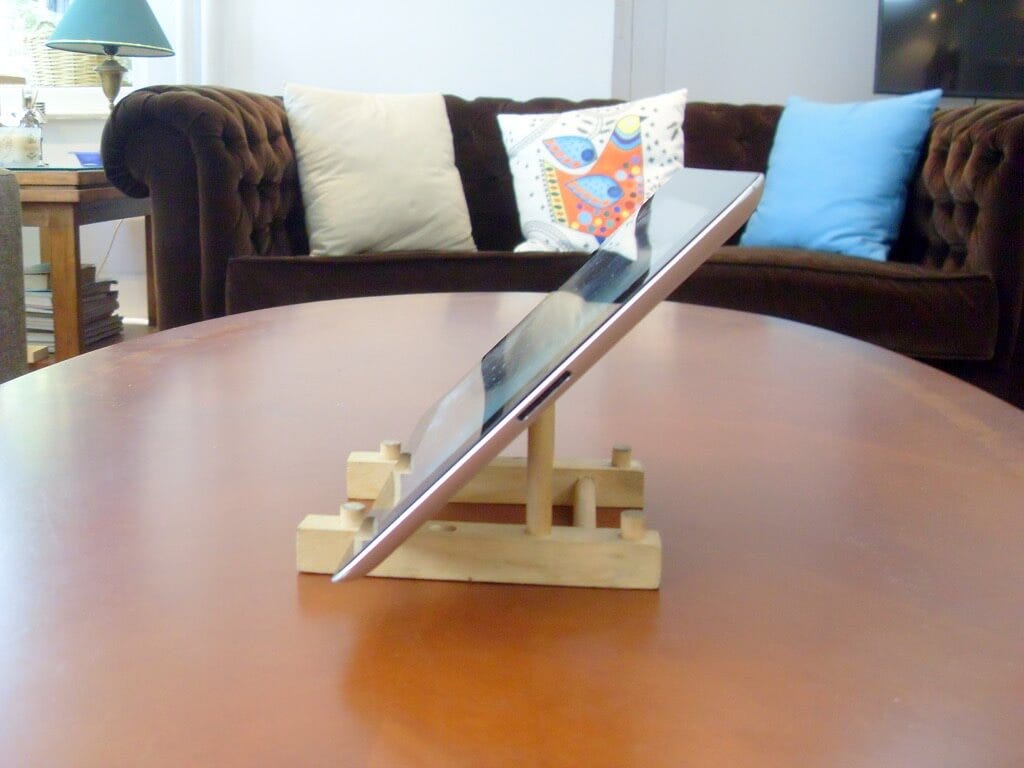 Turn a cheap wooden plate holder to an iPad stand | by Chance Kirkland |  Medium