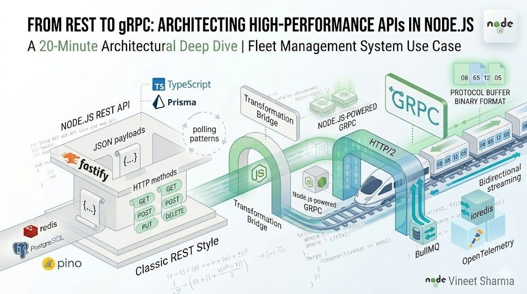 From REST to gRPC: Architecting High-Performance APIs in Node.js
