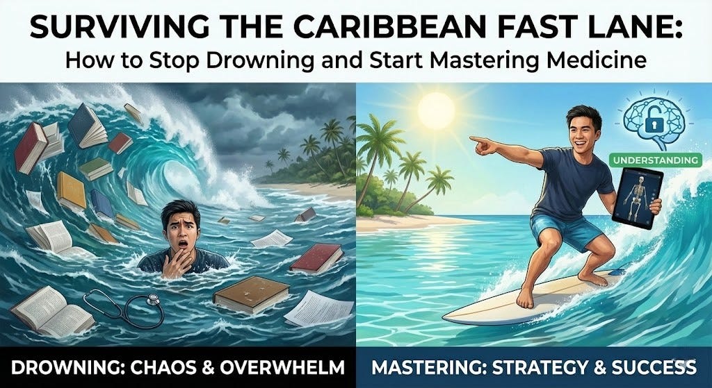 Surviving the Caribbean Fast Lane: How to Stop Drowning and Start Mastering Medicine — Global Med…