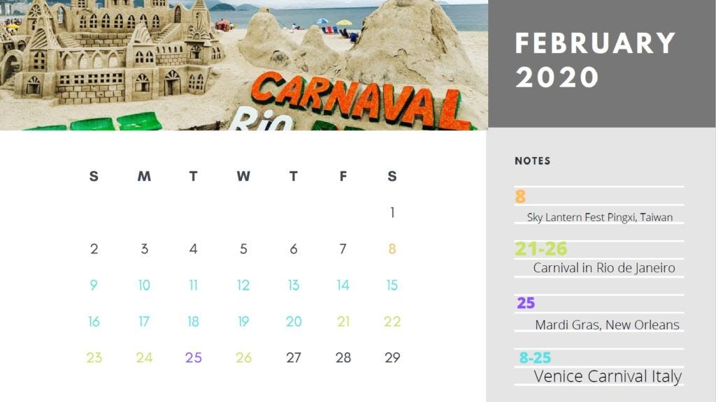 2020 International Eclectic Festivals Calendar | by Eclectic Emissary