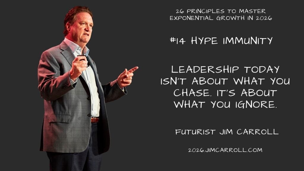 26 Principles for 2026: #14 Hype Immunity