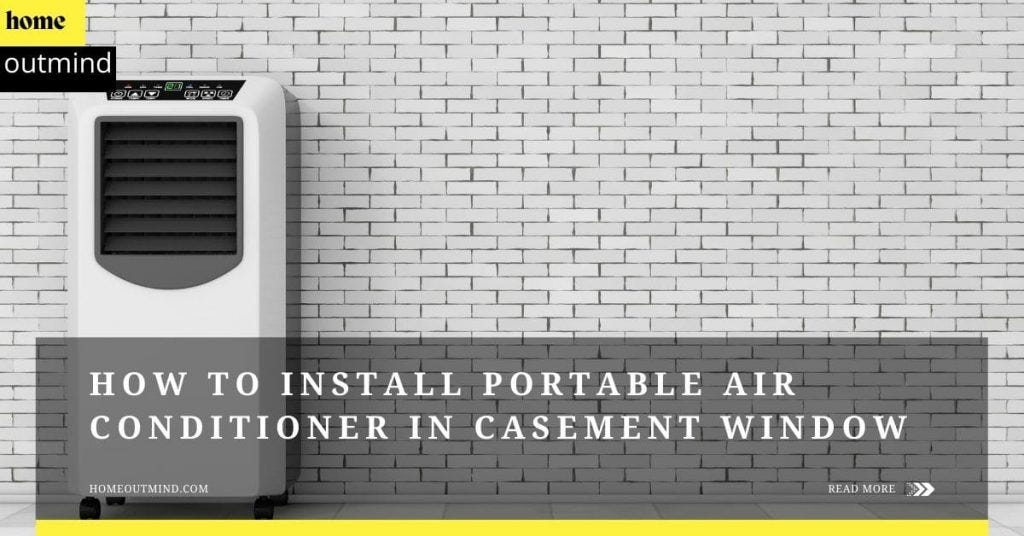 How to install portable air conditioner in casement window by Home
