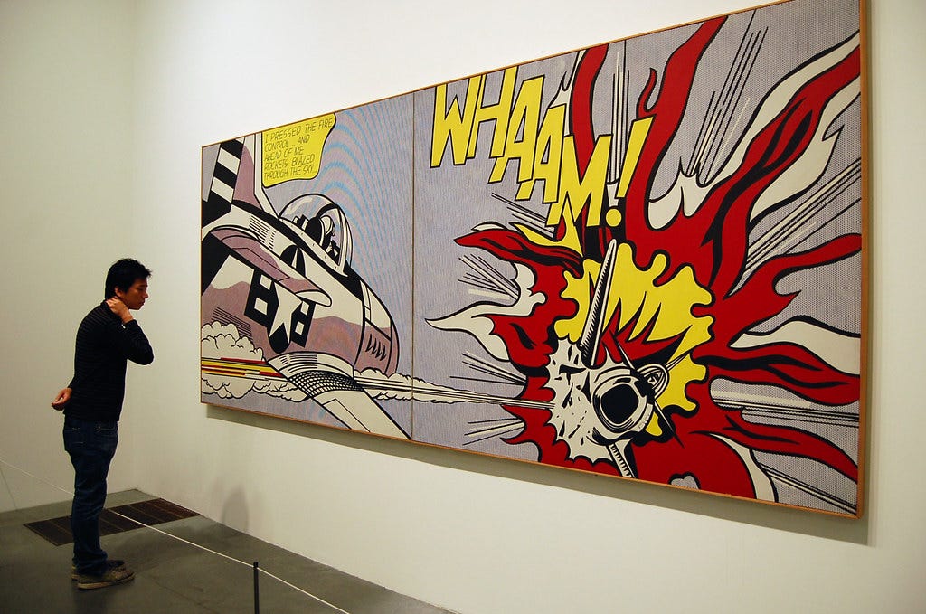 Whaam! By Roy Lichtenstein. A famous piece of Pop Art | by John Welford ...
