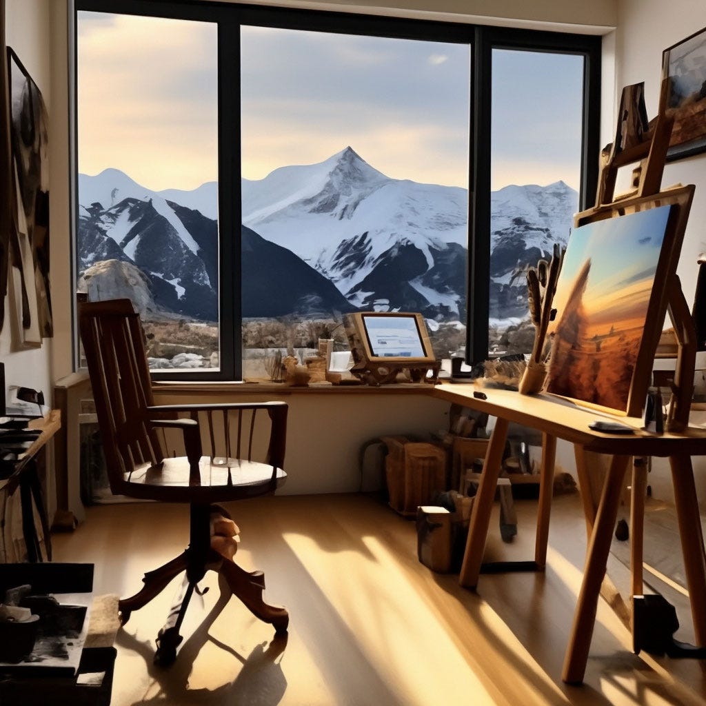 Landscape that sparks creativity and curiosity