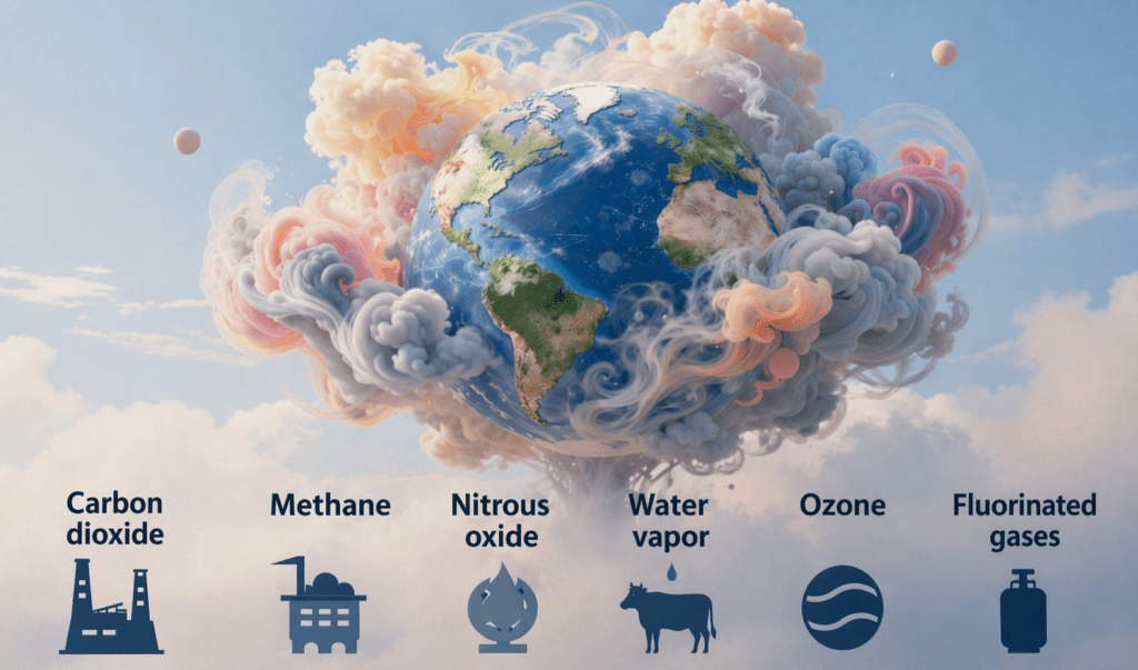 What Are the Major Greenhouse Gases?
