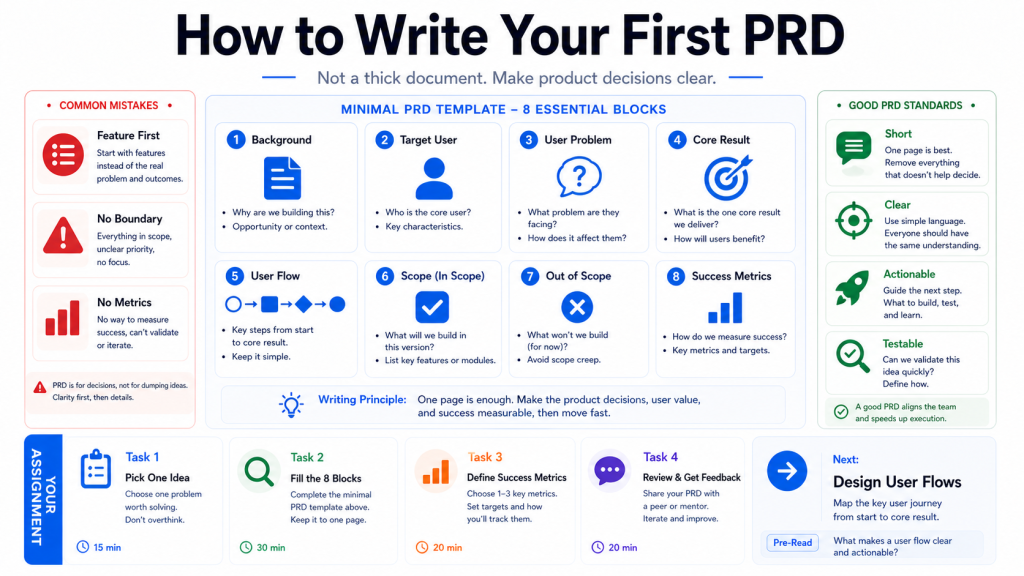 How to Write Your First PRD