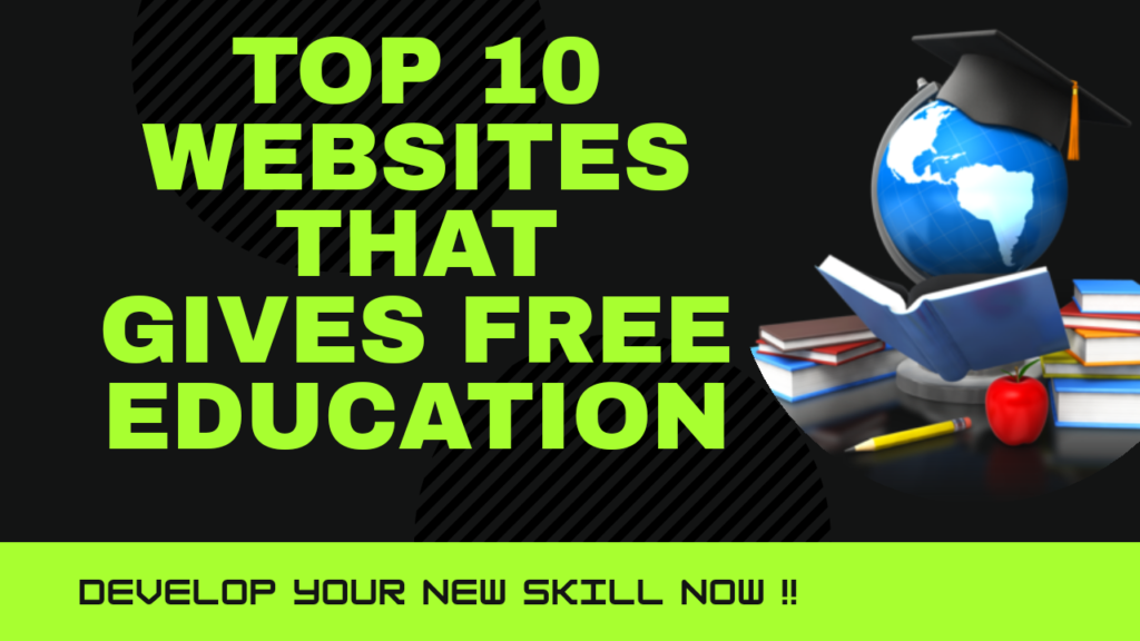 Top 10 Websites for free online education | by Prince Nagar | Medium