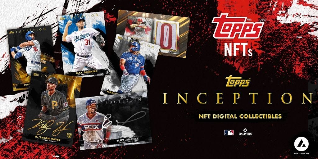 Topps Celebrates Baseball's Rising Stars with MLB Inception NFT