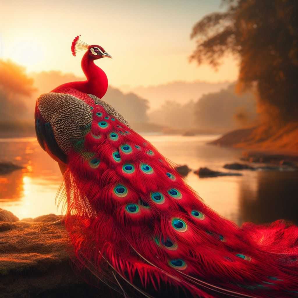Red Peacock: A Rare and Enigmatic Treasure | by Birdy Facts | Sep, 2023 ...