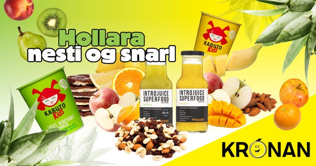 Hollara nesti og snarl eftir skóla — Krónan