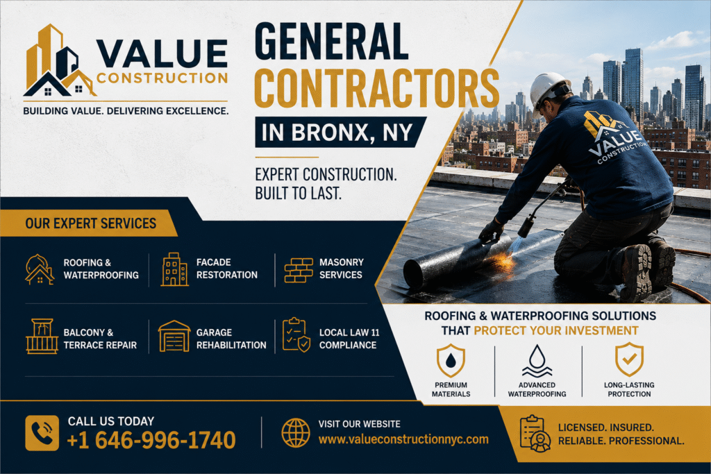 Top General Contractors in Bronx, NY for Modern Construction Solutions