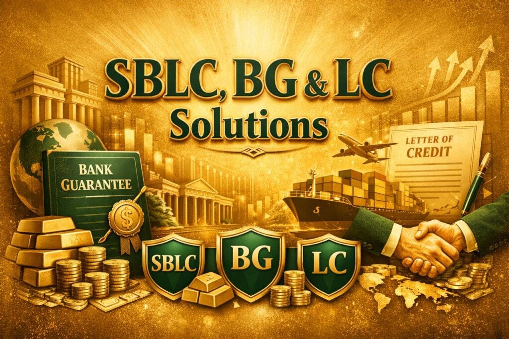 SBLC, BG & LC Solutions — Reliance Capital Finance Limited, Your Trusted Global Financial Partner: