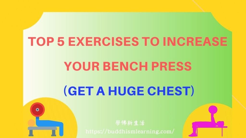 TOP 5 EXERCISES TO INCREASE YOUR BENCH PRESS (GET A HUGE CHEST) by