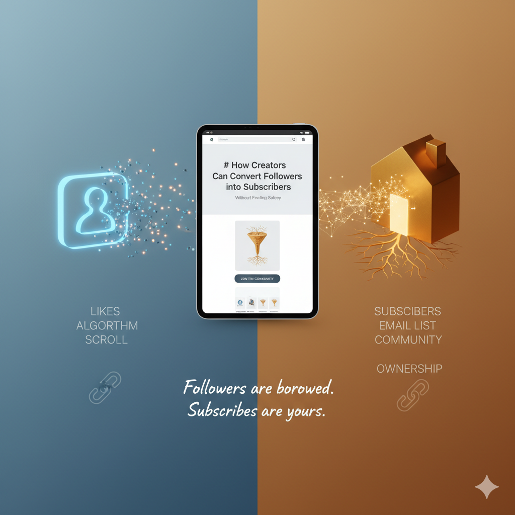 How Creators Can Convert Followers into Subscribers Using VisitFolio