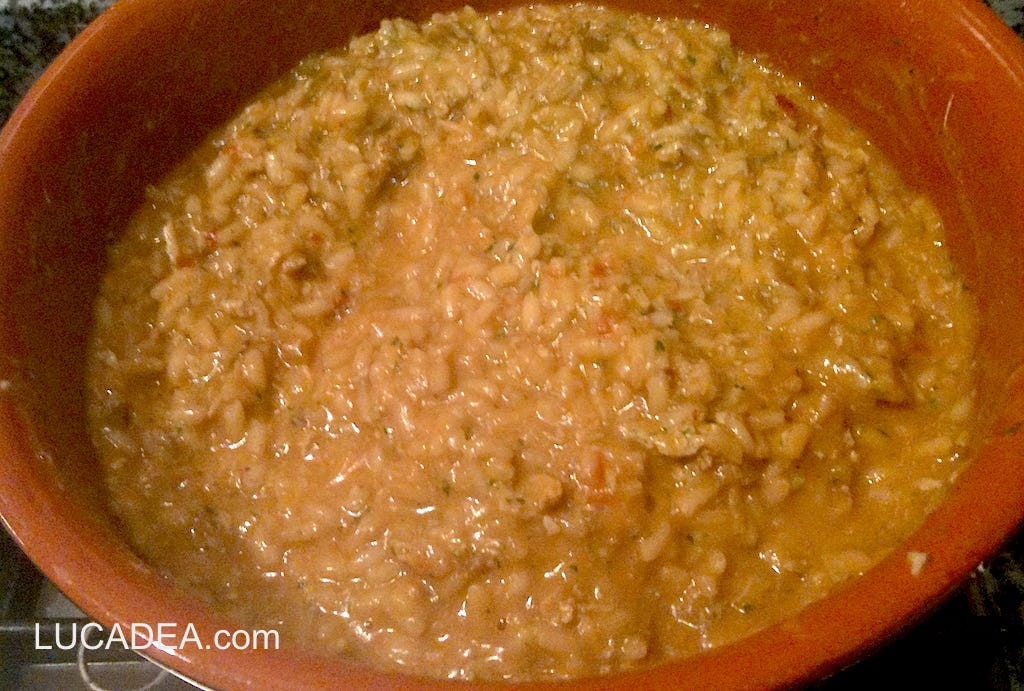 Risotto con sugo di aragosta, la ricetta