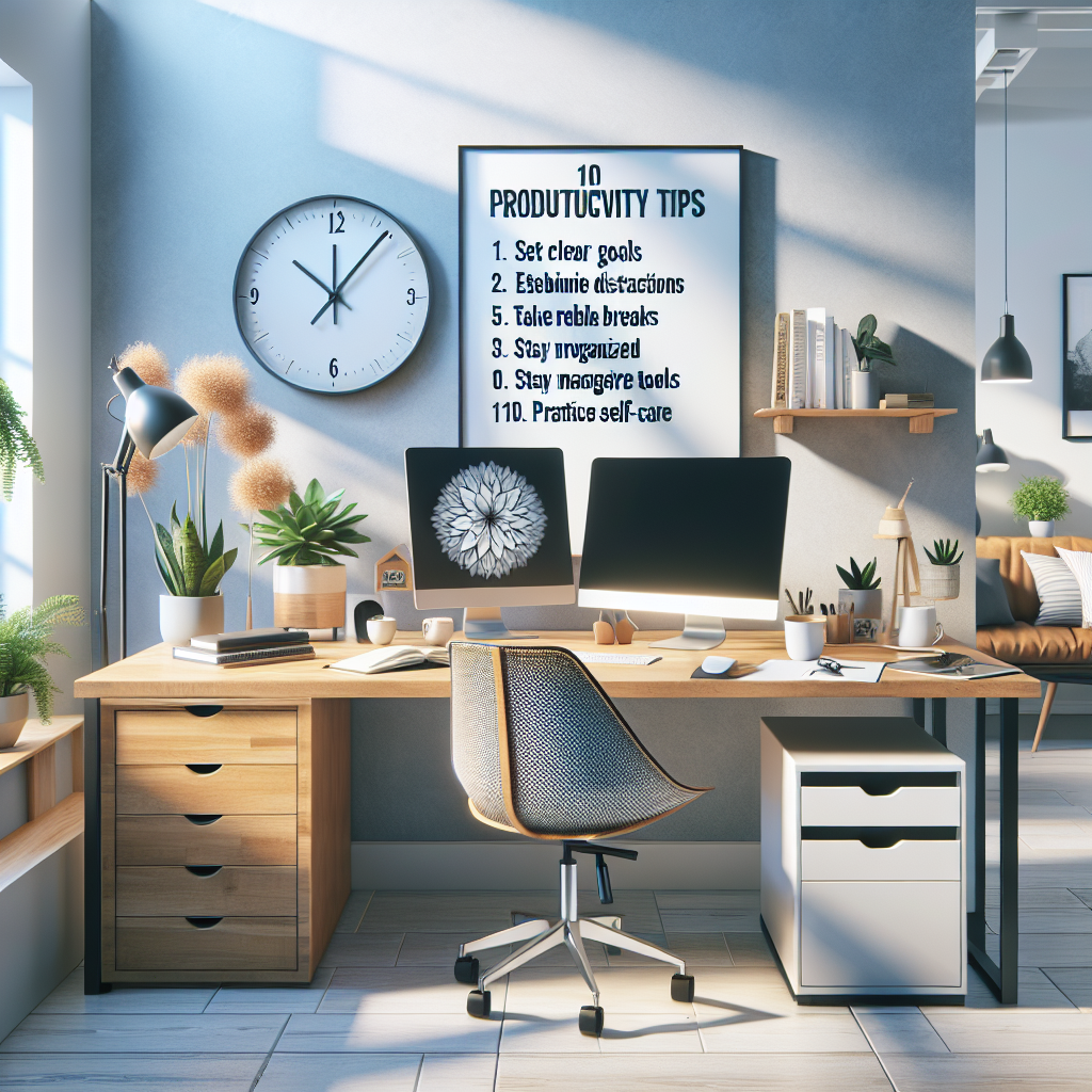 Image showcasing 10 Tips to Boost Home Office Productivity and Efficiency | by Lio ♾️☁️ ...