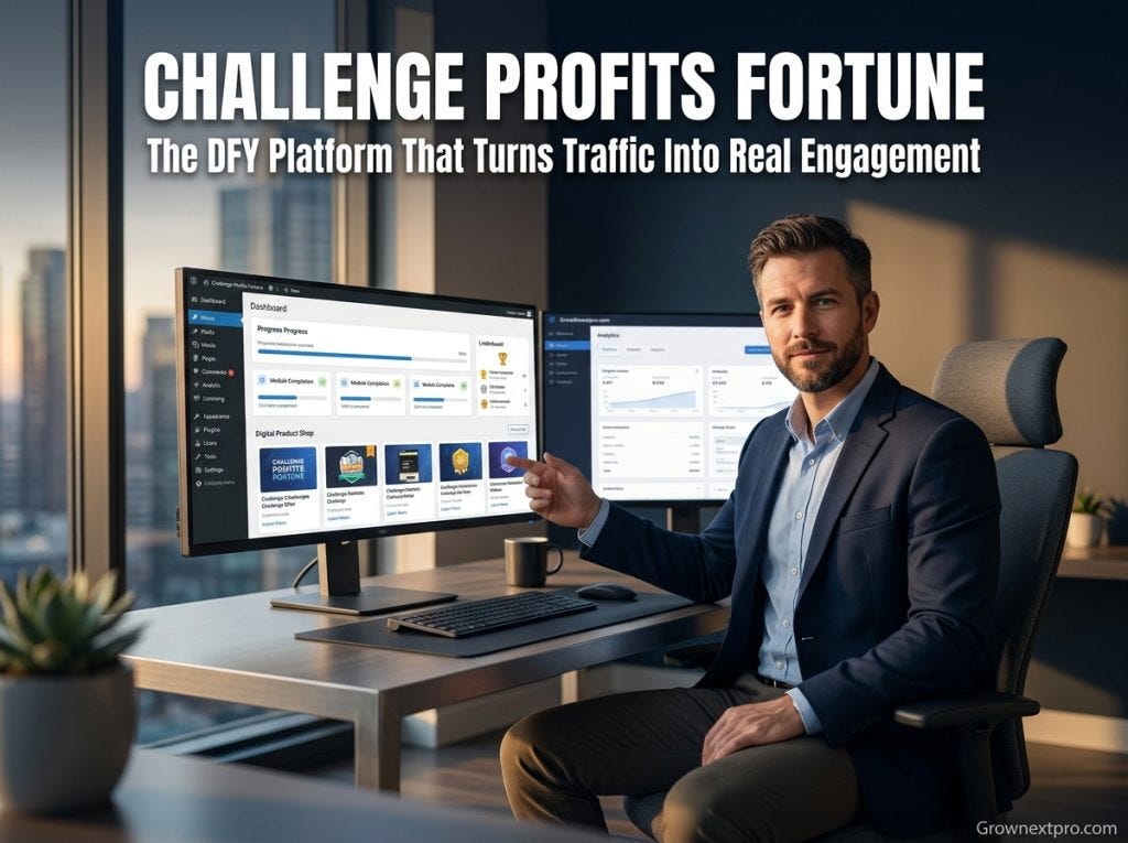 Challenge Profits Fortune Review — Done-for-You Challenge Platform For Affiliate Marketers