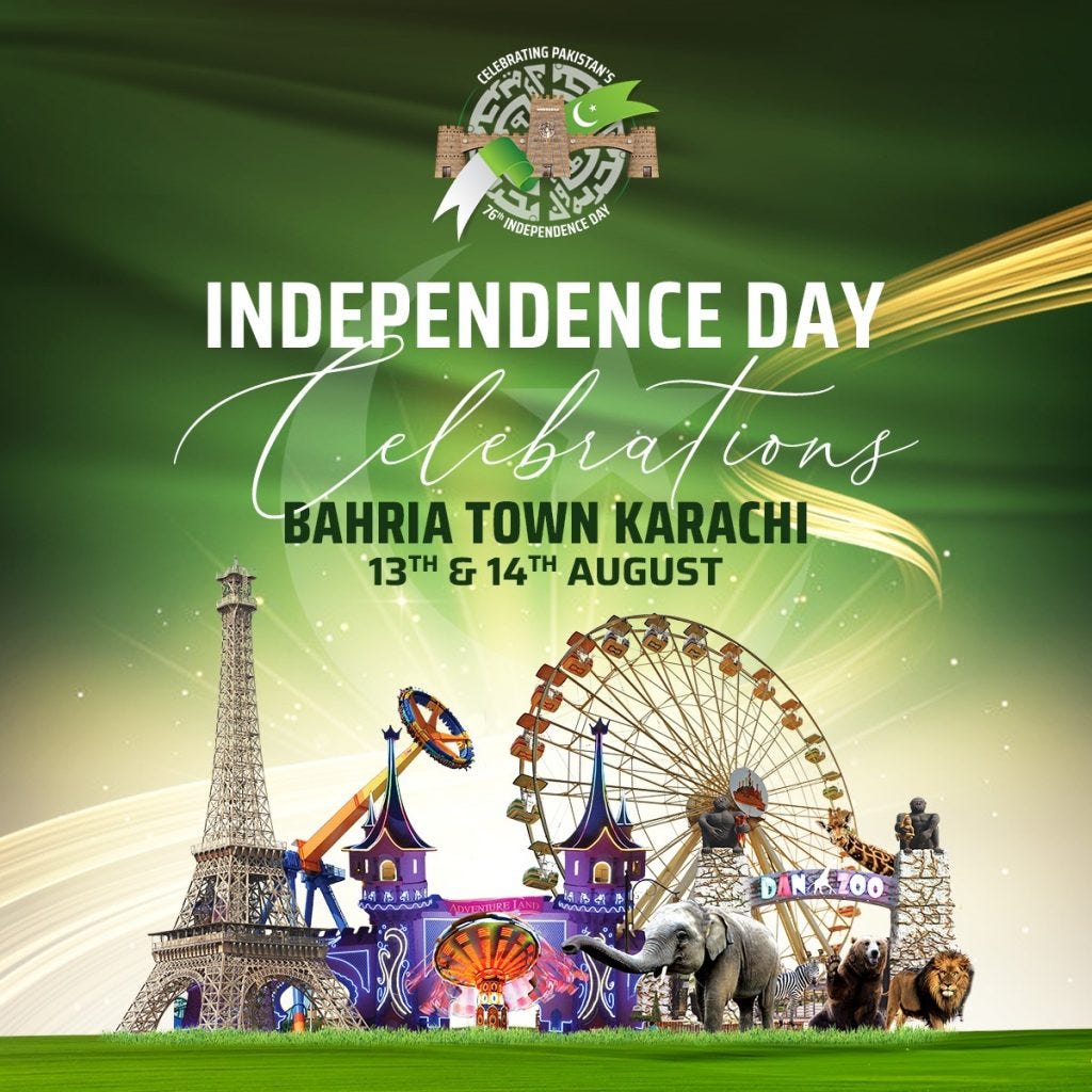Bahria Town Karachi Celebrating 14th August with Spectacular Festivities