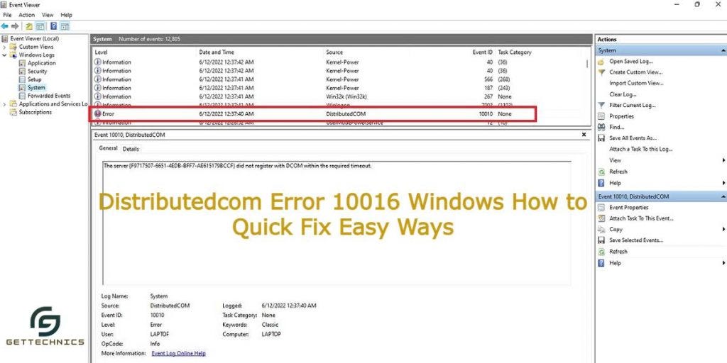 The Solution To The Distributedcom Error 10016 In Windows 10 Fix Easy ...