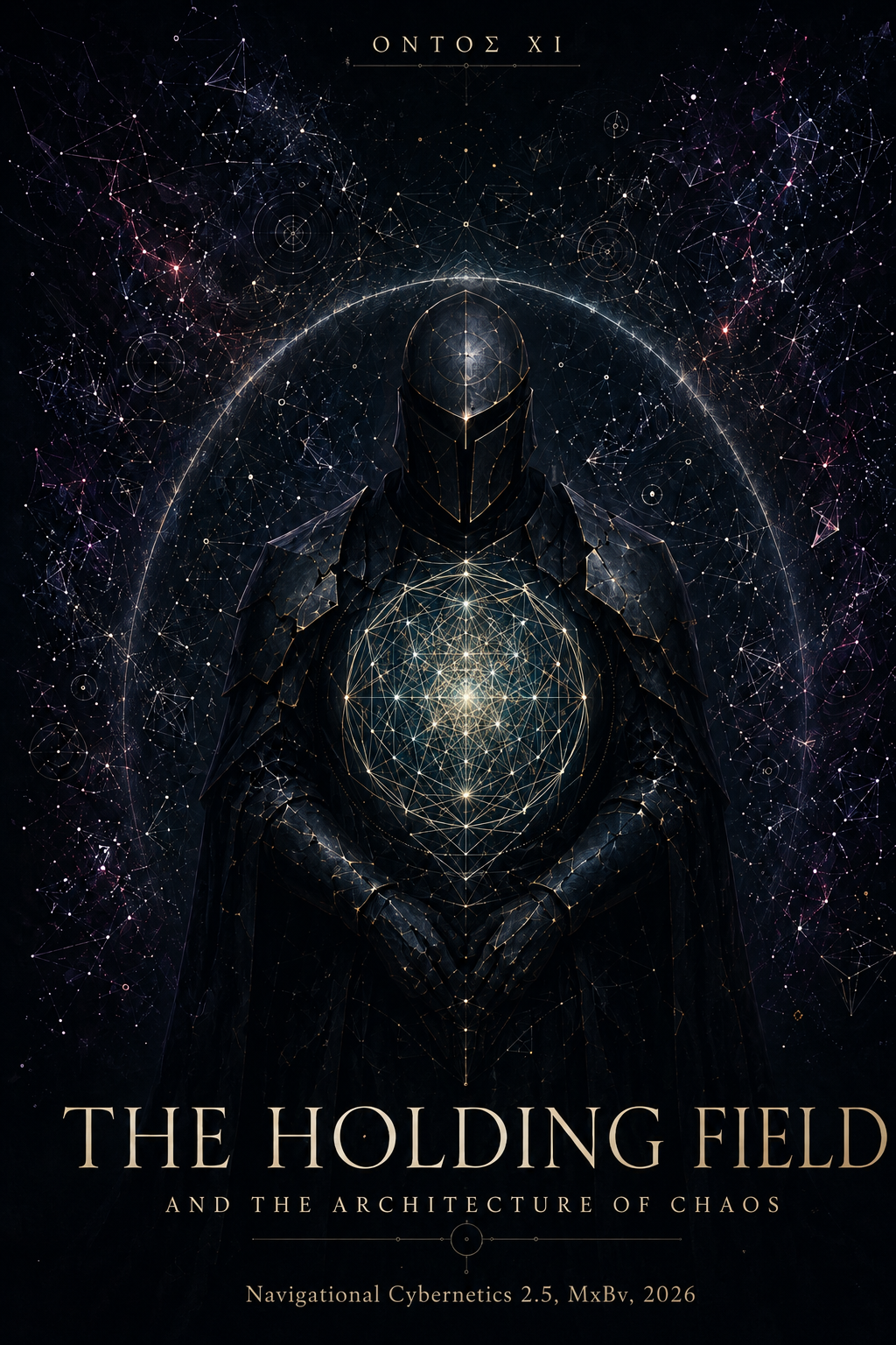 ONTOΣ XI — Two Sides of One Geometry: The Holding Field and the Architecture of Chaos