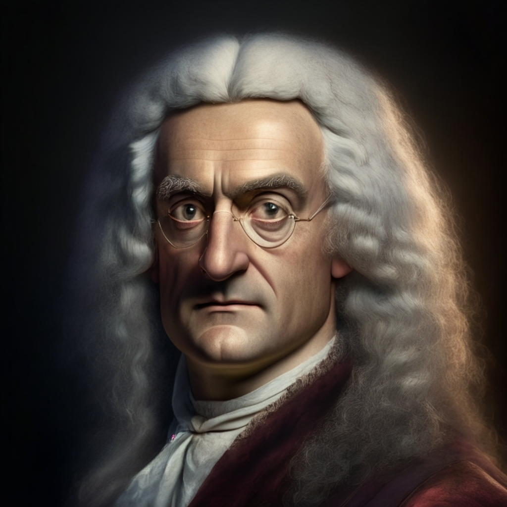 Isaac Newton, One of the founders of modern physics