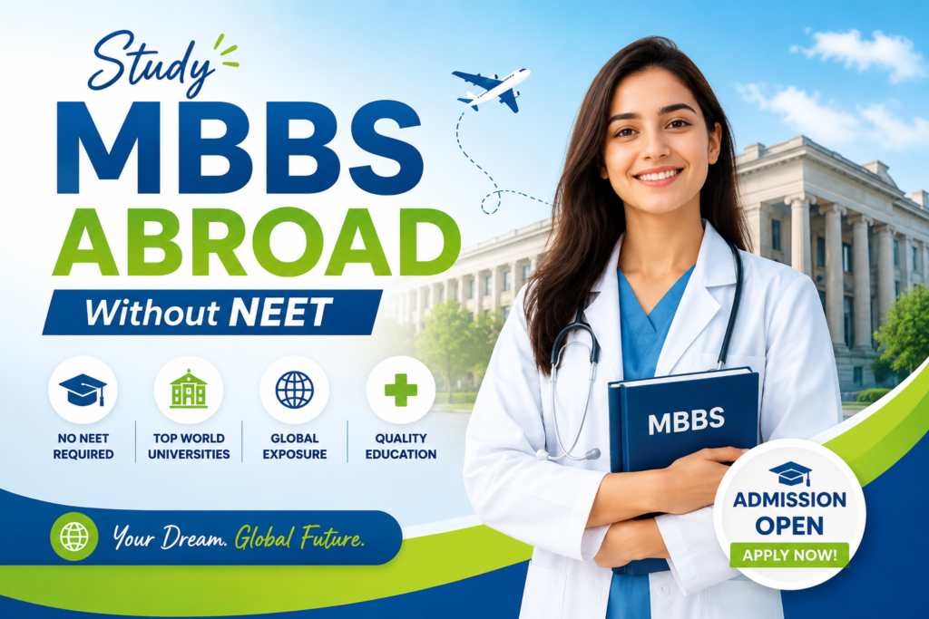 Guaranteed Direct MBBS Abroad Without NEET Admission 2026 | Apply Now +91 8586024453