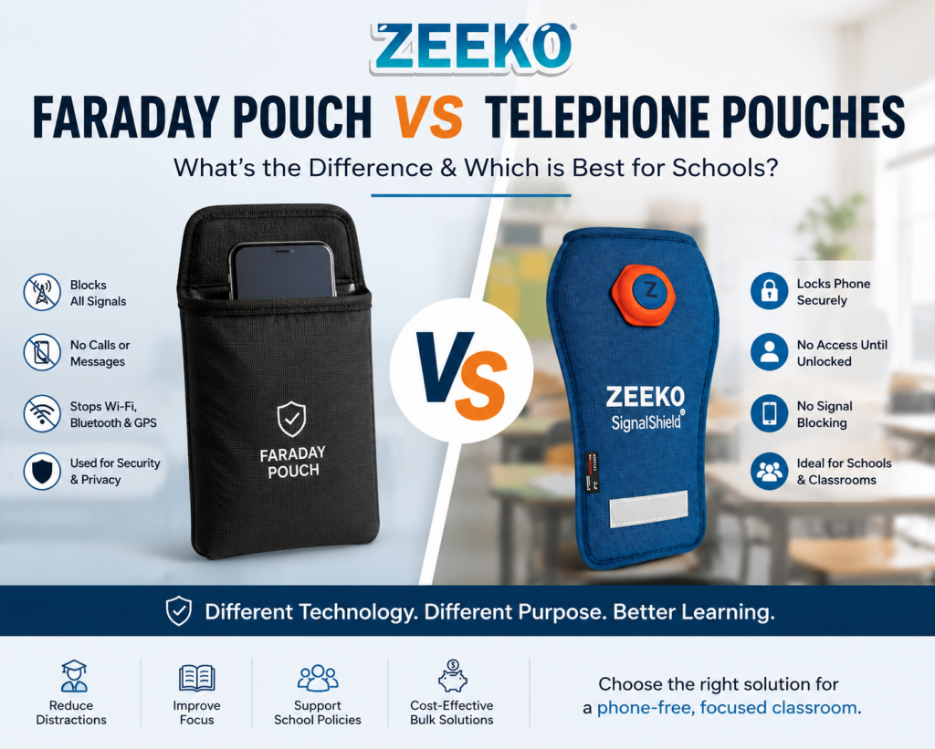 What is the Difference Between Faraday Pouch and Telephone Pouches?