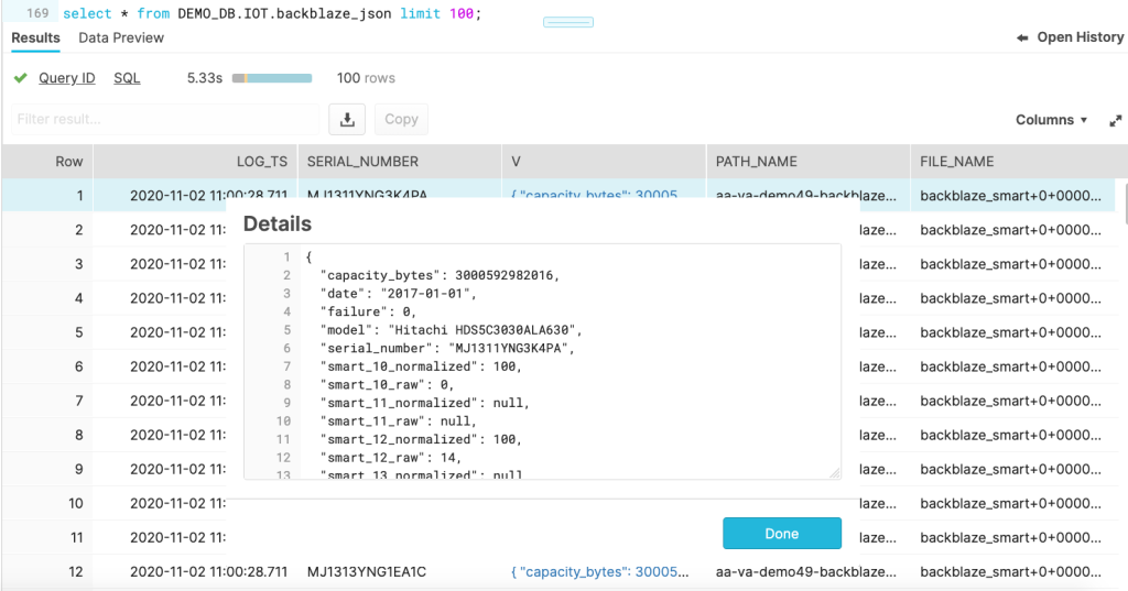 Hybrid Relational JSON Tables in Snowflake | by David A Spezia | Snowflake  | Medium