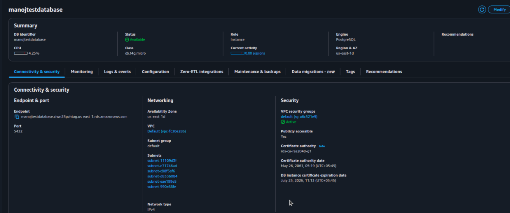 Encrypted RDS instance snapshot — Cross Account Migration