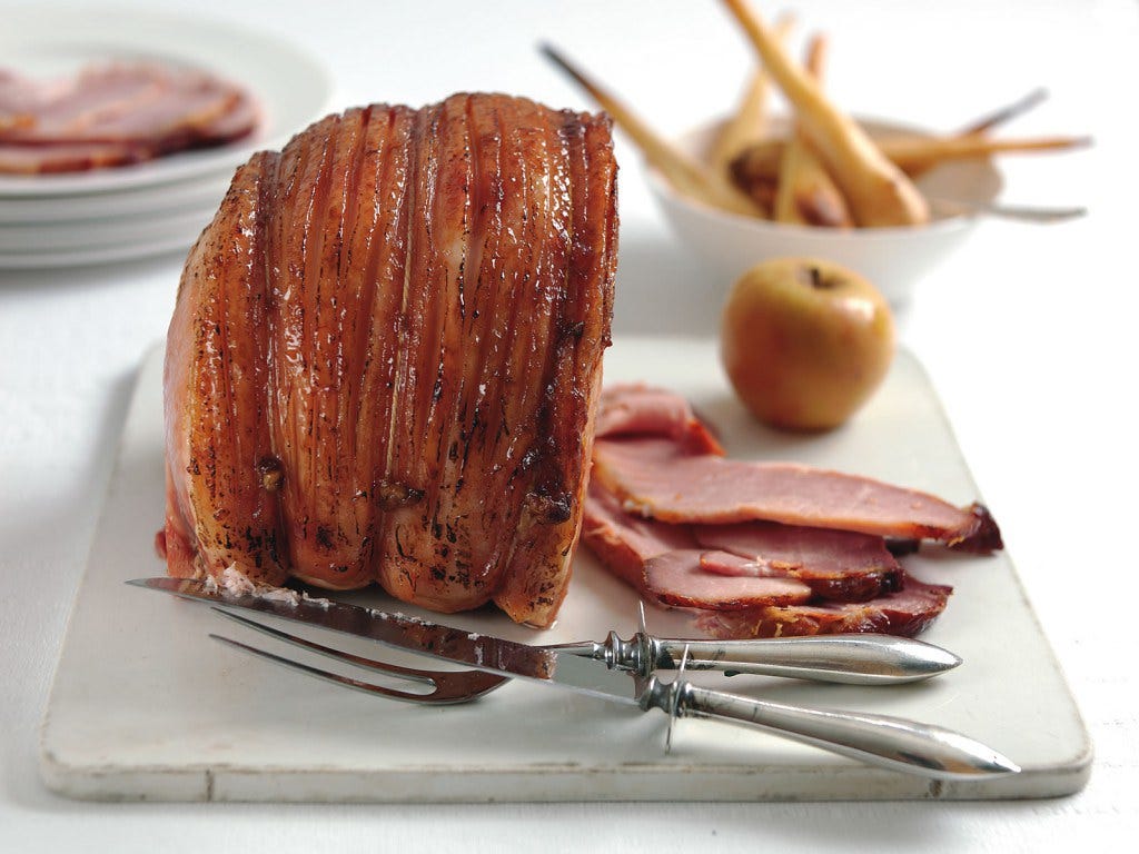 Roast Gammon with Honey Mustard Glaze by Siobhan Medium