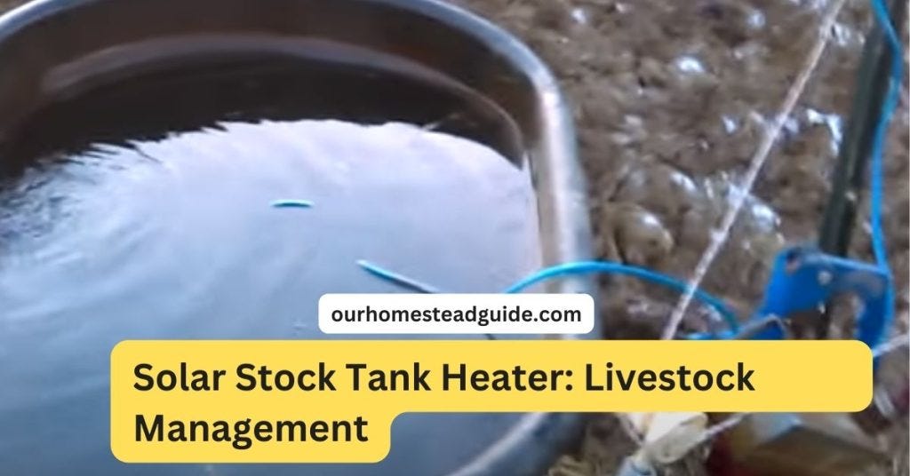 Solar Stock Tank Heater Livestock Management By, 52 OFF