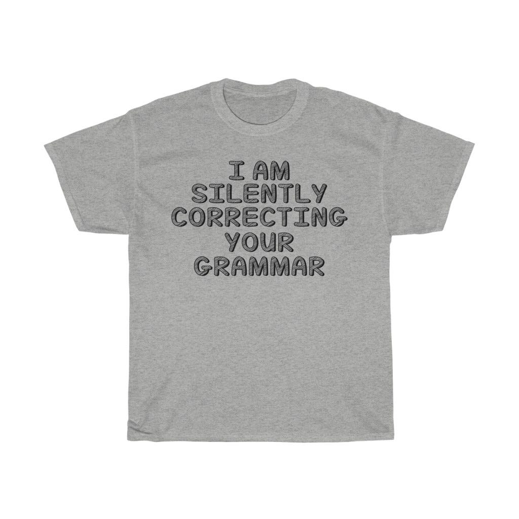 Im Silently Correcting Your Grammar - T-shirt Donna Divertente Novità - Foto 2
