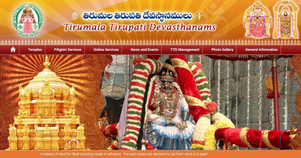 Tirumala Online Booking for Vip Darshan 2024: Arjitha Sevas | by  Lucychristin | Mar, 2024 | Medium