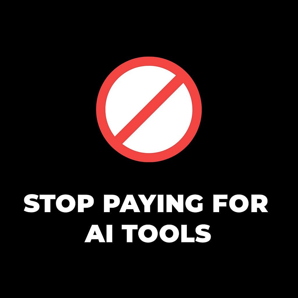 Stop Paying for AI Tools — This Free Hack Beats Them All