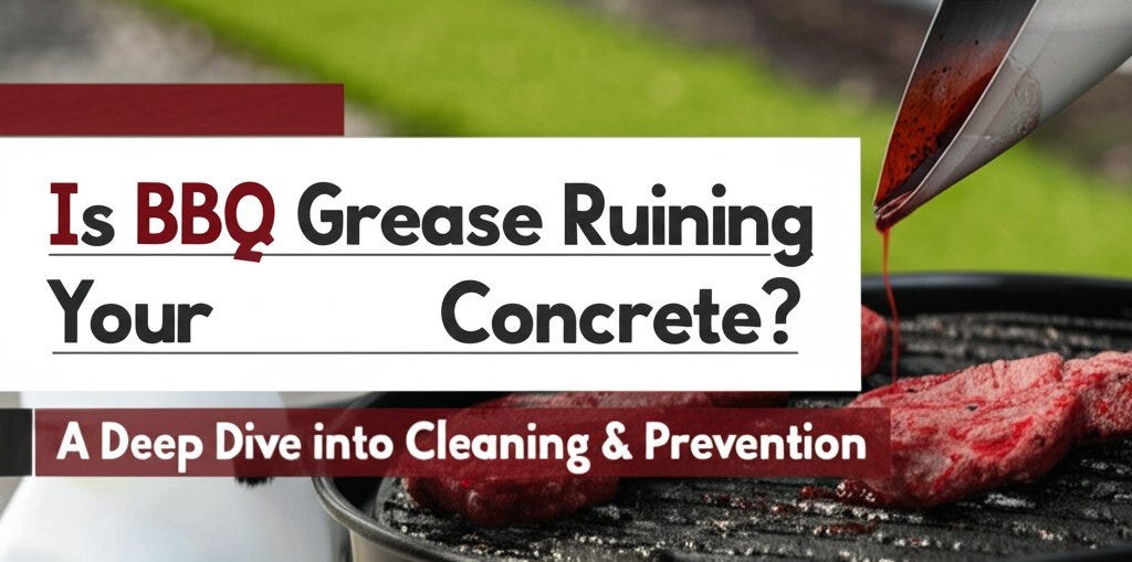 Is BBQ Grease Ruining Your Concrete? A Deep Dive into Cleaning & Prevention