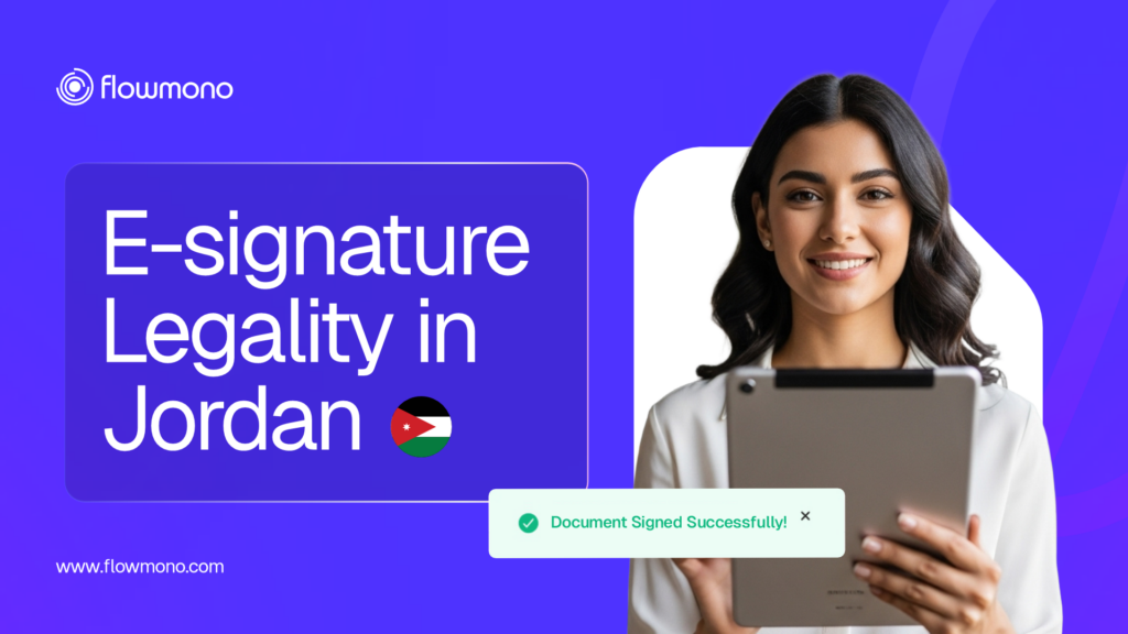 E-signature Legality in Jordan