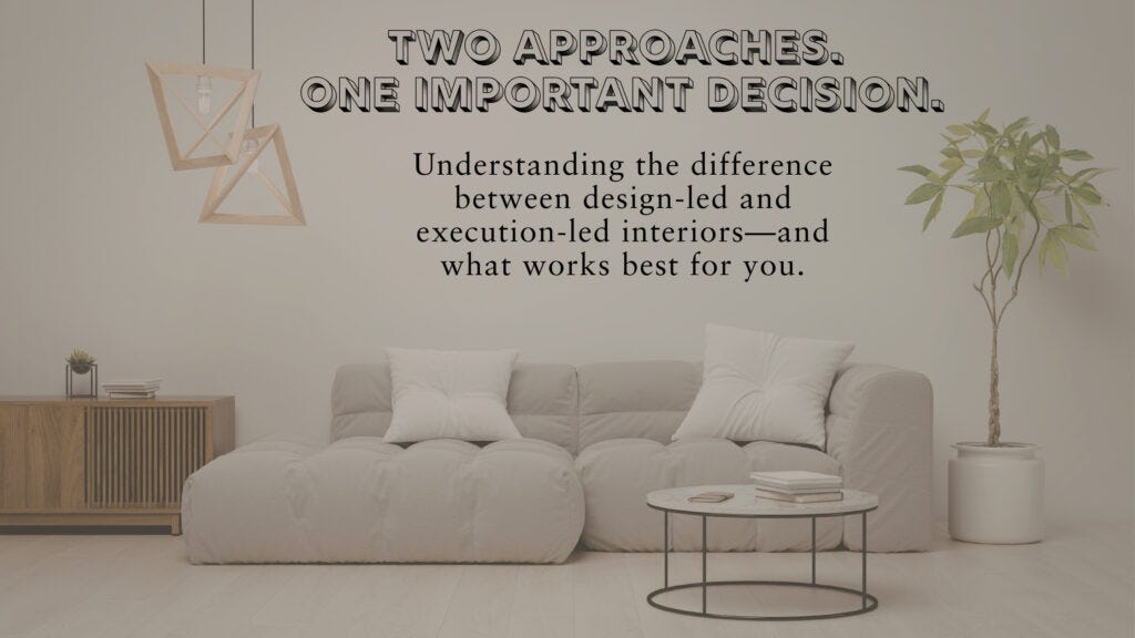 Design-Only vs Turnkey Interiors: Which is Right for You in Bangalore?