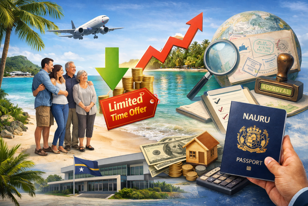 Nauru Slashes CBI Costs and Introduces 30% Discounted Limited Time Offer — ROC Citizenship