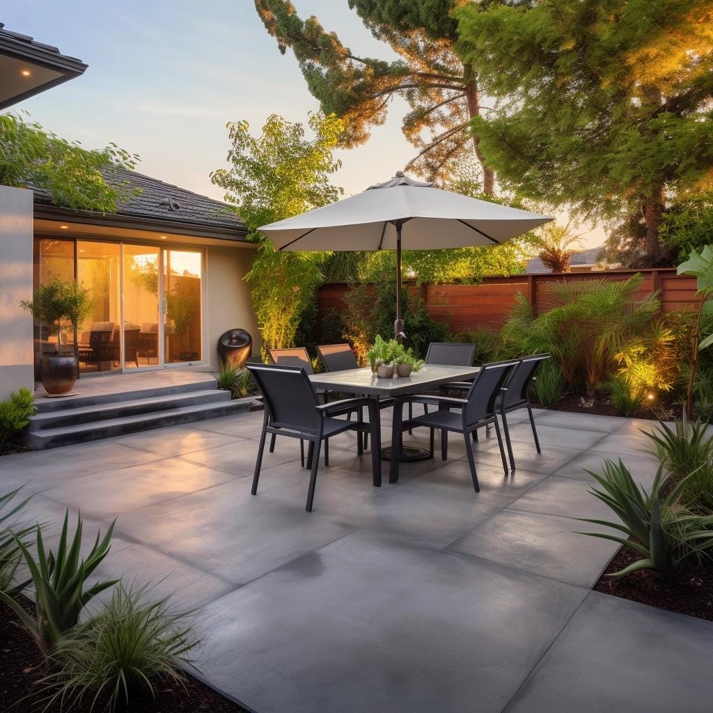 Transform Your Backyard: Chic Concrete Patio Ideas Unveiled. | by A ...