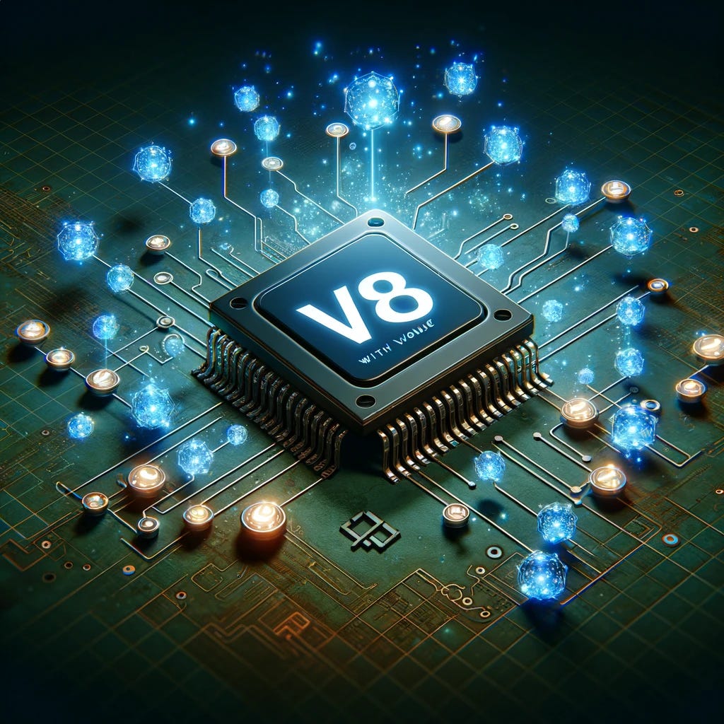 “Nanoservice with V8 isolate”. Generate with ChatGPT and served by author