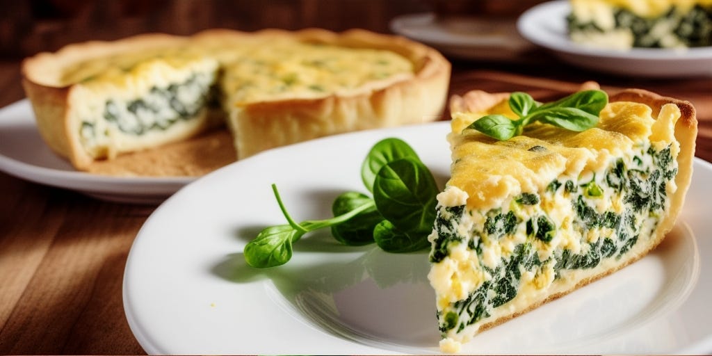 Easy Spinach and Ricotta Quiche — Keto Friendly by Turbo Tasty Fresh Ingredients, Tasty