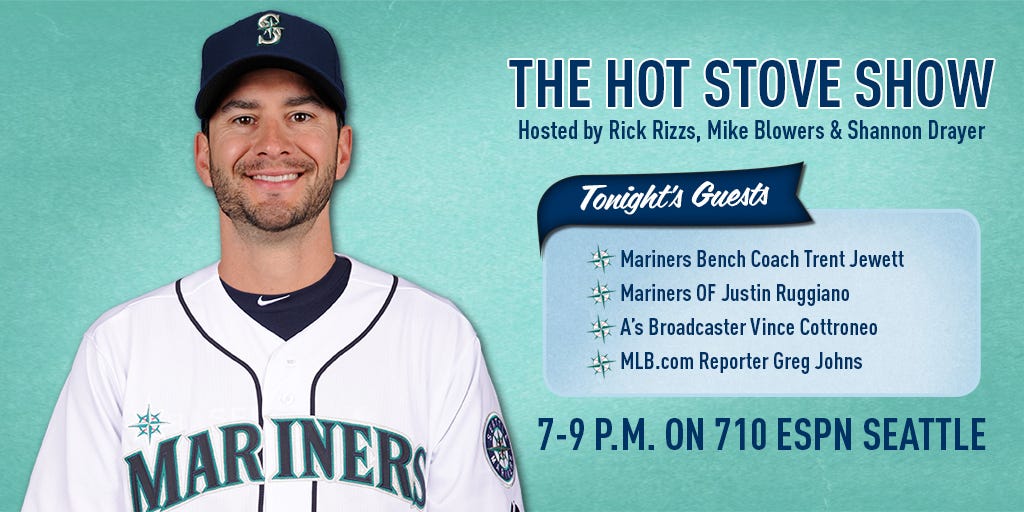 Tonight’s Hot Stove Radio Show by Mariners PR From the Corner of