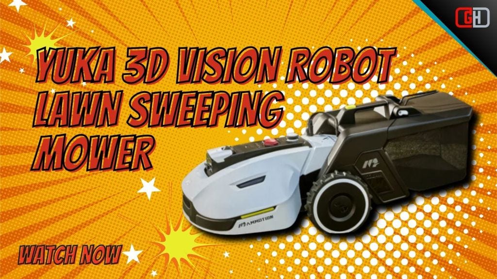 YUKA 3D Vision Robot Lawn Sweeping Mower by Gadgets Hub Feb, 2024